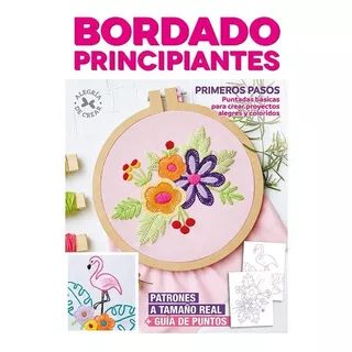 Revista Bordado Principiante Básico Moldes Tamaño Real