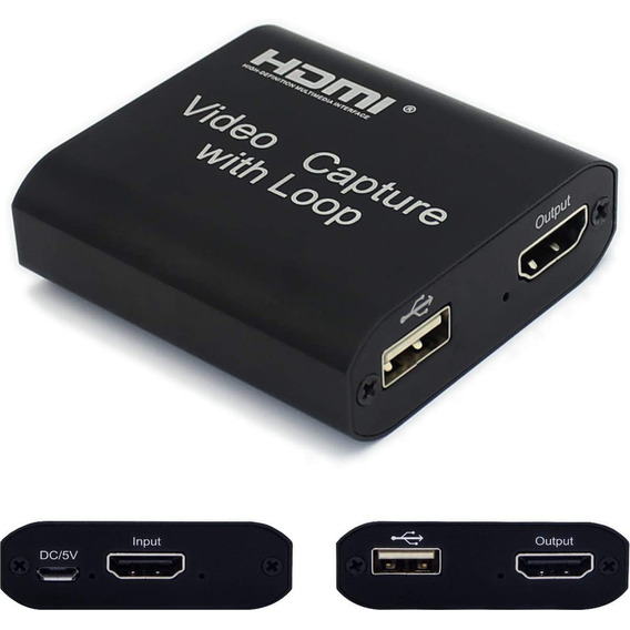 Capturadora De Video Usb 3.0 Hdmi Capture Con Loop Out 4k 2k