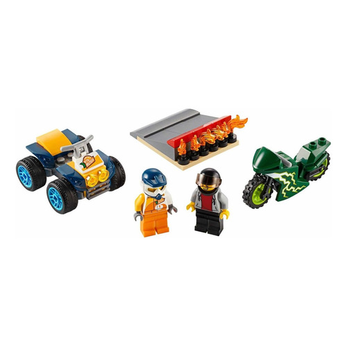 Set de construcción Lego City Stunt team 62 piezas  en  caja