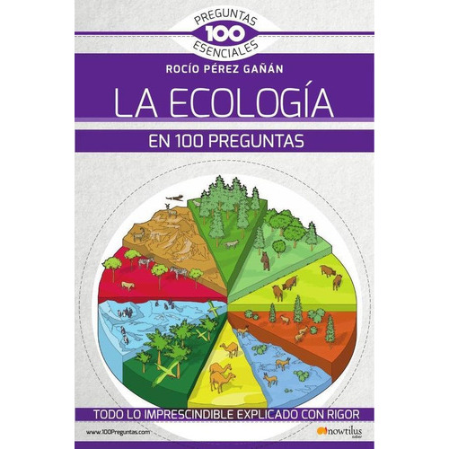 La ecología en 100 preguntas, de Rocío Pérez Gañán. Editorial Nowtilus, tapa blanda en español, 2022