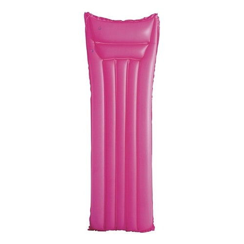 Flotador Inflable Cama Montable Para Piscina Camastro 183 Cm Color Rosa
