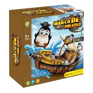 Juego De Mesa Barco De Piratas Pingüinos