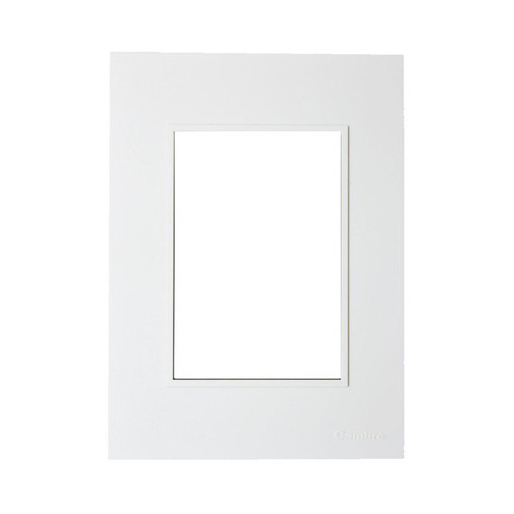 Tapa Blanca Distanciador Con Ribete Cambre 4950 Bauhaus Color Blanco