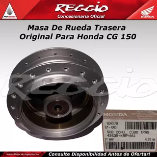 Masa De Rueda Trasera Original Para Honda Cg 150 - Reggio