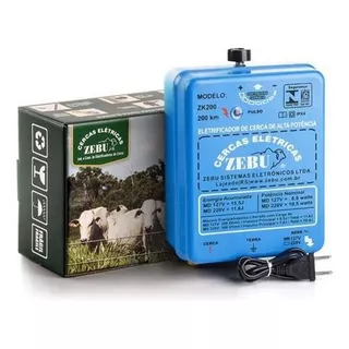 Eletrificador Rural Zebu 200km 15,5j Zk200 220v 110v - 127v