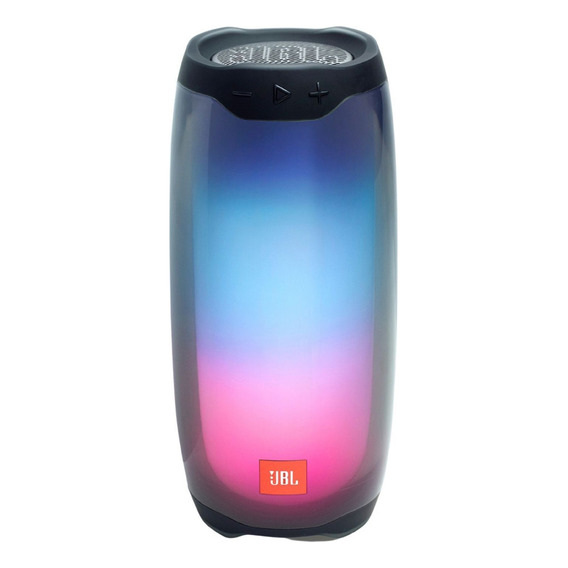 Bocina Portátil Jbl Pulse 4 Efecto Luz Led Bluetooth 3.6v Color Negro