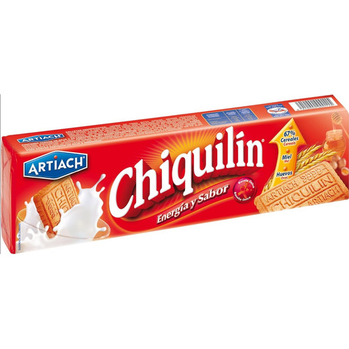 5 Pzs Artiach Galletas De Cereal Chiquilin 175gr