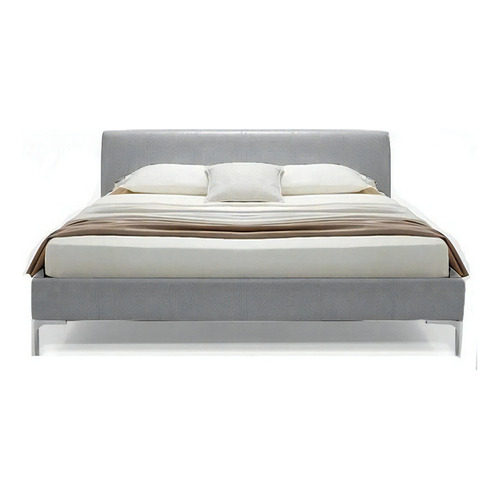 Cama nido doble Room Haricot individual color gris fabricada en huleespuma