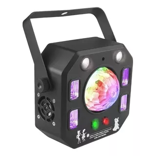 Globo Laser Dmx 4 Efeitos Em 1 Magic Rgb Moving Strobo Led