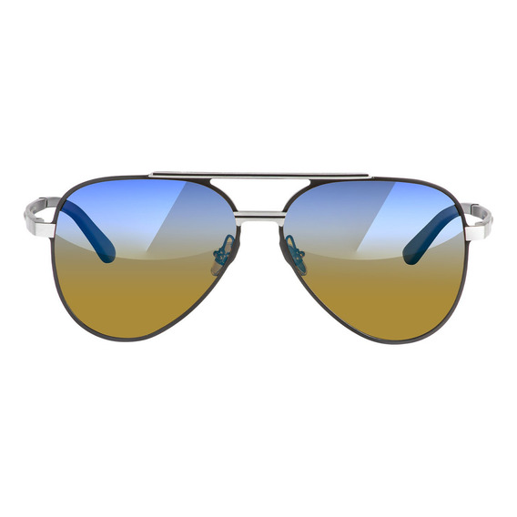 Lentes De Sol Eagle Eyes® Gauge Varilla Plateado Diseño Ocean