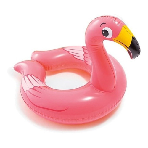 Intex Salvavidas Inflable Animalitos Color Rosa Diseño Flamingo