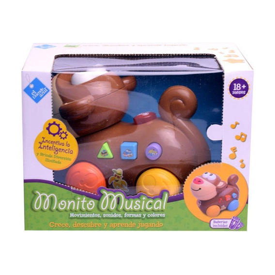 Monito Musical Con Luz Y Sonidos Movimiento  El Duende Azul 