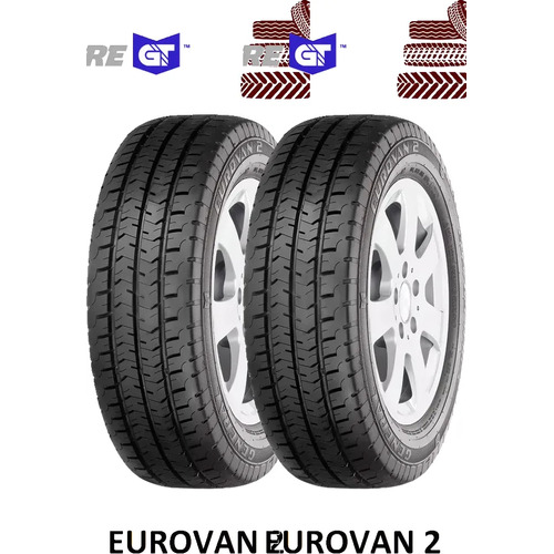 Kit de 2 llantas General Tire Eurovan 2 LT 205/75R16 110/108 R