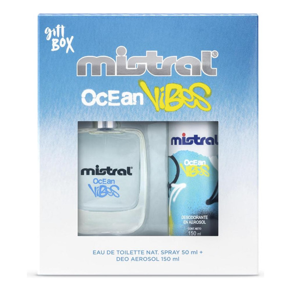 Mistral Ocean Vibes Perfume 50ml + Desodorante Aerosol150ml