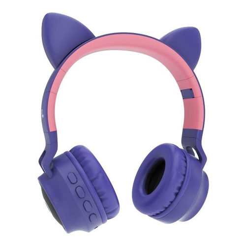 Audífonos Bluetooth Oreja De Gato Diadema Niños Niñas