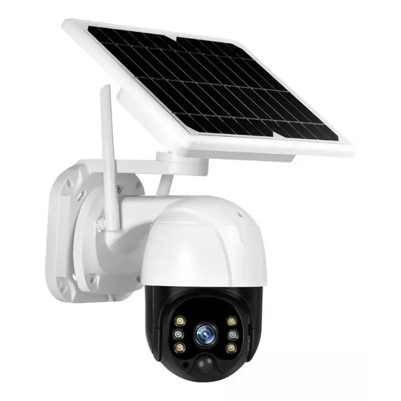 Cámara de seguridad Laitech EXF-HSD2021-4G Solar con resolución de 2MP visión nocturna incluida blanca
