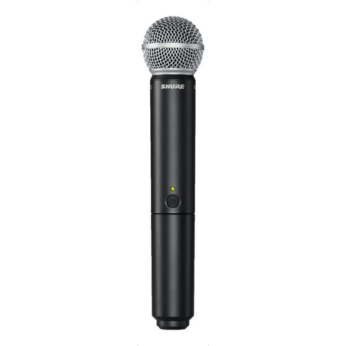 Microfone Shure BLX BLX24/SM58 Dinâmico Cardioide cor preto