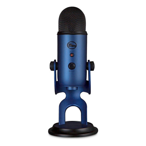 Micrófono Blue Yeti Condensador Omnidireccional color midnight blue