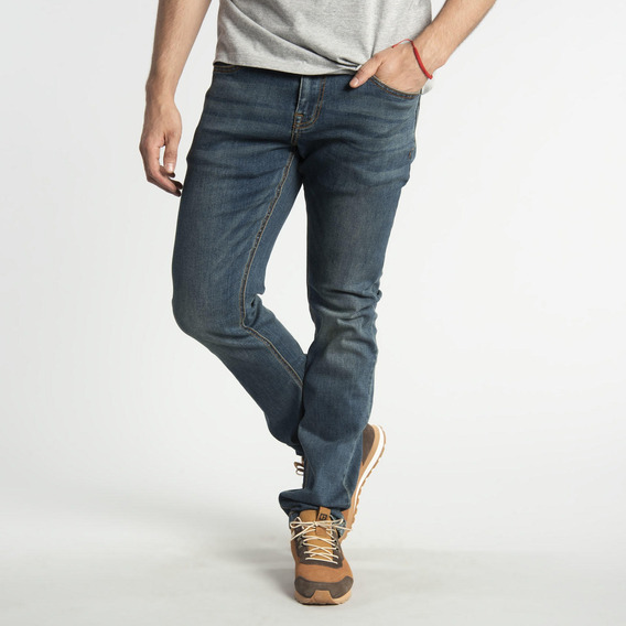 Jeans Hombre Ninety Eight Skinny Gris Cat