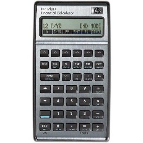 Calculadora Financiera Hp 17bii Color Plata