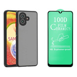 Carcasa Para Samsung A04 Mate Con Protector De Cámara