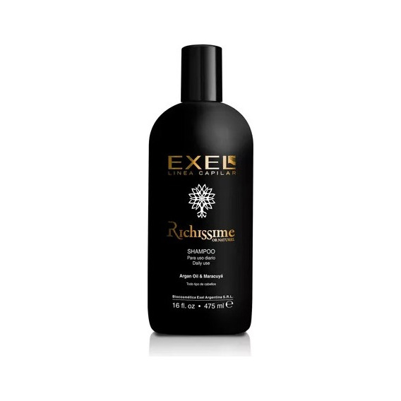 Exel Shampoo Richissime Con Oleo De Argan Y Maracuya 475m