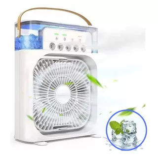 Mini Ar Condicionado Climatizador Portátil Água Gelo Bivolt 