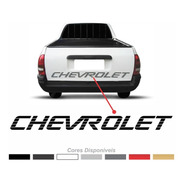 Adesivo Chevrolet Tampa Traseira Pick-up Corsa S10 Chevy 007