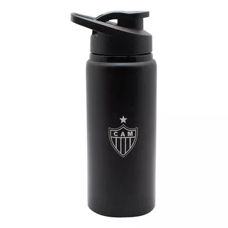 Squeeze Atlético Mineiro Preto Com Bico 600 Ml