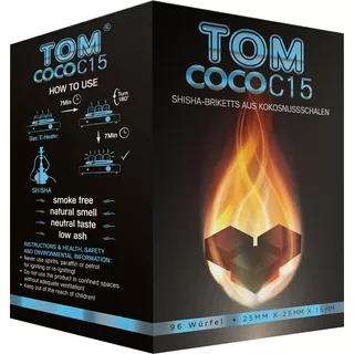 Carbón Tom Coco Blue C15 ( 1kg)