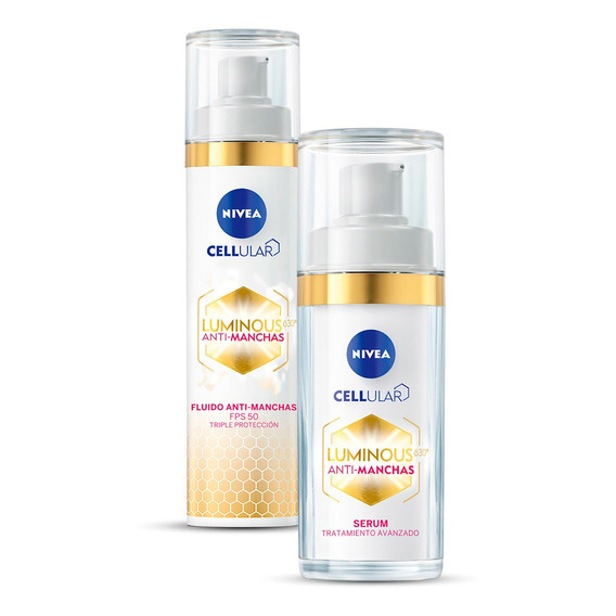 Set De Nivea Fps 50 + Serum Antimanchas Luminous