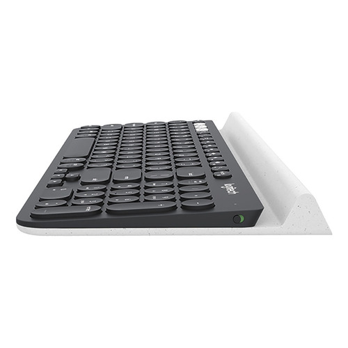 Teclado Multidispositivo Inalámbrico K780 Logitech Color del teclado Negro/Blanco Idioma Español España