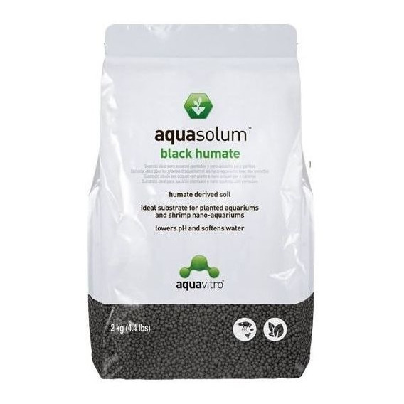Sustrato Para Acuarios Plantados Aquasolum Black Humate 2kg