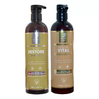  Shampoo Restaurador + Acondicionador Marina Vital Grat