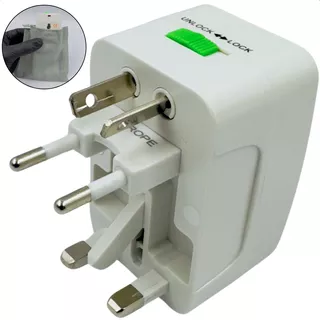 Adaptador Tomada Universal Viagem Internacional Eua Europa