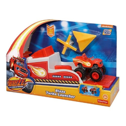 Turbo Lancador Blaze y la máquina monstruosa Fisher Price