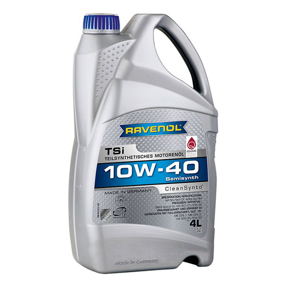 Aceite Lubricante Ravenol 10w40 4l. Semisintetico Tsi Sn/cf