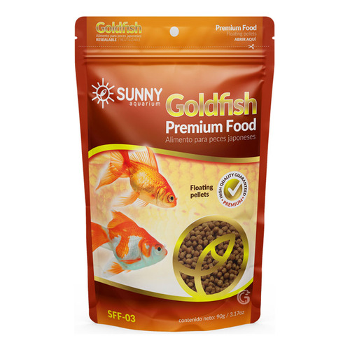 Alimento Para Peces Japoneses, Tropicales Goldfish 90gr Food