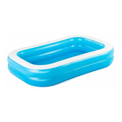 Piscina inflable rectangular Bestway 54006 de 2.62m x 1.75m x 51cm 778L azul y blanca caja