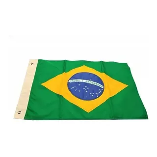 Bandeira Do Brasil Barcos Mastro Alcançado Náutica 33 X 47cm