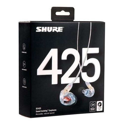 Shure Se425-cl - Auriculares Aislantes De Sonido Color Blanco