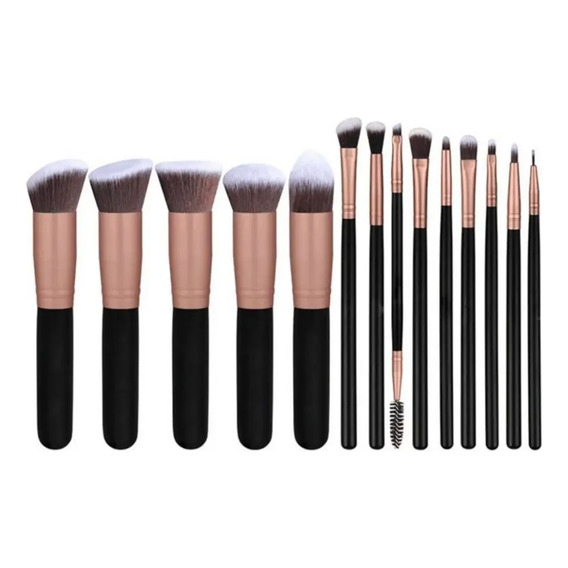 Juego De Brochas De Maquillaje X 14