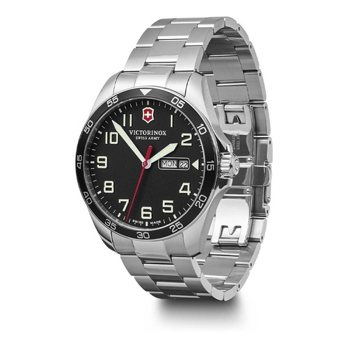 Victorinox Reloj Fieldforce Para Caballero, Negro