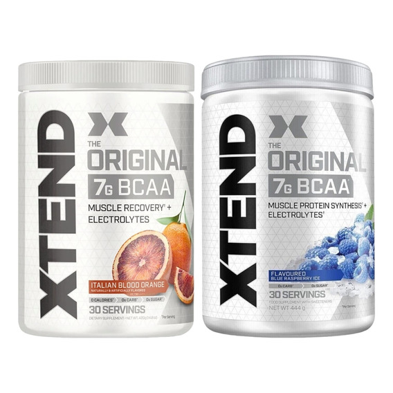 2 Frascos Xtend Bcaa Original 30sv - Scivation