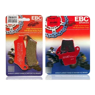 Pastillas Freno Ebc Tt Juego Honda Crf 250 R 2004-2016