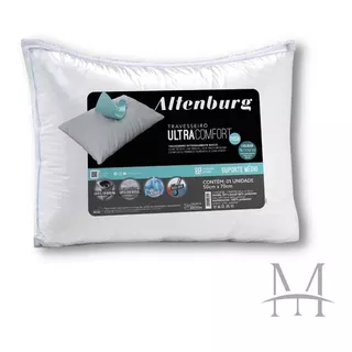 Travesseiro Antialergico Branco Macio Ultraconfort Altenburg