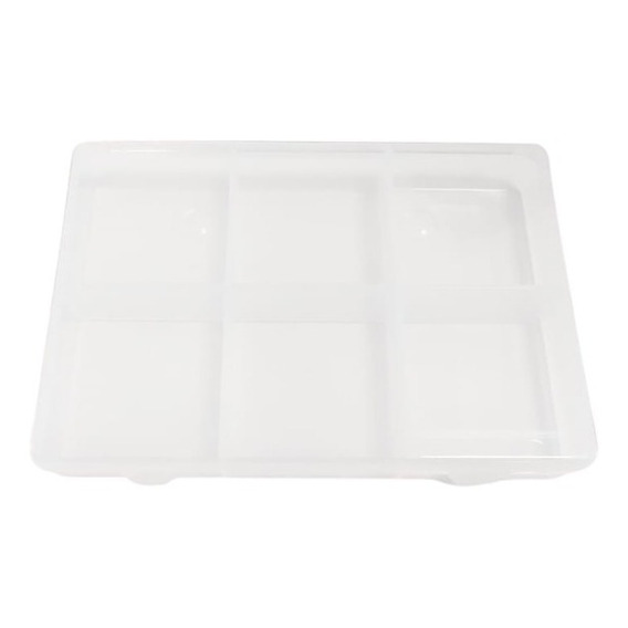 Caja Organizador Plástico Organizadora De 6 Divisiones Bijou