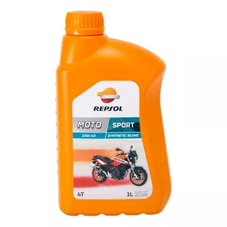 Aceite 10w40 Semi Sintetico Moto Sport Repsol 4t