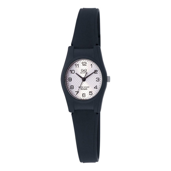 Reloj Para Mujer Q&q Vq03j010 Vq03j010y Negro