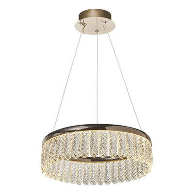 Colgante Aro Led L6524 24w Calida Ø40cm Dorado Dorado